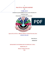 Rahul Java Training Report