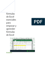 Las 17 Fórmulas de Excel Esenciales para Empezar y Aprender Fórmulas de Excel