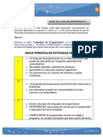 Mapa Conceptual Generalidades y Componentes Básicos Del Lenguaje C++