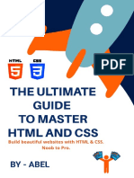 The Ultimate Guide To Master HTML - CSS