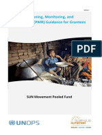 Planning, Monitoring, and Reporting (PMR) Guidance For Grantees