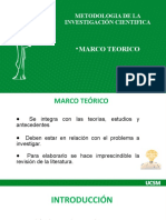 Metodologia de La Investigación Cientifica Marco Teorico