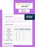 6°?exam Diagnóstico y Respuestas 2021-2022