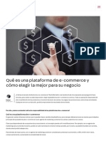 Como Elegir Plataforma Ecommerce