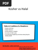 Kosher VS Halal