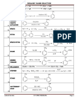 Organic Name Reactions