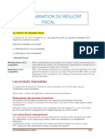 Calcul Du Résultat Fiscal Soumis À L Impot