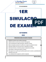 5to Secer Examen - Simulacro2022 100