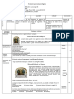 Sesioacuten de Aprendizaje Religioacuten Sentildeor de Los Milagros