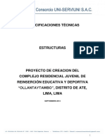 2.especificaciones Técnicas de Estructuras