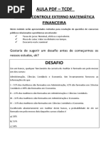 Aula PDF Cespe Auditor de Controle Externo TCDF Aula 02 2020