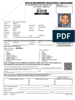 Roll No. Form No. Old Examination Details