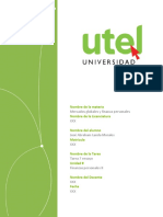 Tarea 7 Mercados Globales y Finanzas Personales Ensayo AFORES