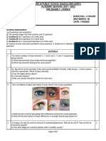 Science PB 1 Term 1 Paper