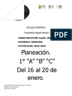 Planeacion 16 Enero