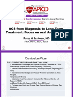 Dr. Rony M Santoso - ACS From Diagnosis To Long Term Treatment - Focus On Oral Antiplatelet