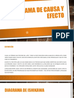 Diagrama de Causa y Efecto E1