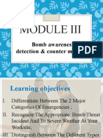 Module Iii-Bomb Awareness