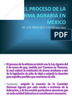 1 El Proceso de La Reforma Agraria