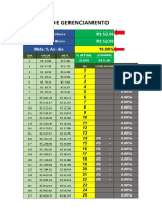 Gerenciamento Apostas Banca 1000