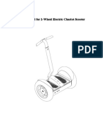 User Manual of Chariot Scooter