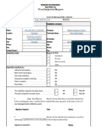 Wood Inspection Request