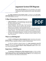 College Management System ER Diagram PDF