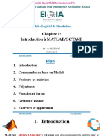 Chapitre 1 - Introduction À MATLAB OCTAVE