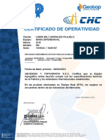 6.07 Certificado de Operatividad GNSS