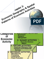 Spatial Economics CH 3 Spatial Patterns Econ Activities