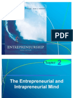 Chapter 2 - The Entrepreneurial and Intrapreneurial Mind