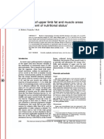 New Norms of Upper Limb Fat and Muscle Areas For Assessment of Nutritional Status