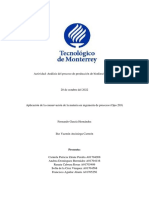 Análisis Del Proceso de Producción de Biodiesel (Etapa 2)