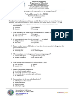 Grade 11 Q1 Exam FINAL Food and Beverages Services