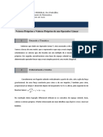 3 UNIDADE - Auto Valores e Autovetores