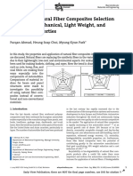 A Review Natural Fiber Composites Selection in View of Mechanical, Light Weight, and Economic Properties