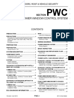 Power Window Control System: Section