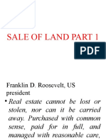 Sale of Land 1