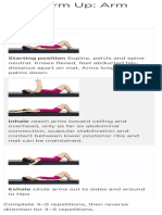 STOTT PILATES Warm Up Arm Circles Merrithew®