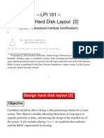 LPI 101 - Design Hard Disk Layout (2) : (Linux Professional Institute Certification)