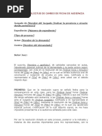 1 - Escrito Solicitud de Cambio de Fecha de Audiencia