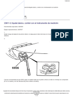 23611-2 Ajuste Básico, Control Con El Instrumento de Medición