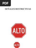 Señales Restrictivas