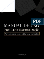 Manual de Uso PACK LUXO HOF