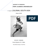 Post Colonial South Asia Handbook