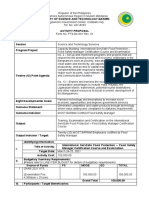 Activity Proposal - Food Safety Manager Cert Course