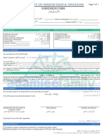 Takaful - Surrender Form