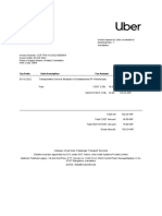 Uber Invoice