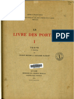 MIFAO 74.1 Maystre, Charles Piankoff, Alexandre - Le Livre Des Portes I Fasc. 1 (1939) LR