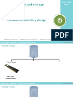 GCSE OCR 1.2 The Need For Secondary Storage